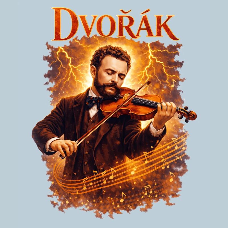 Dvorak Violin in Fire