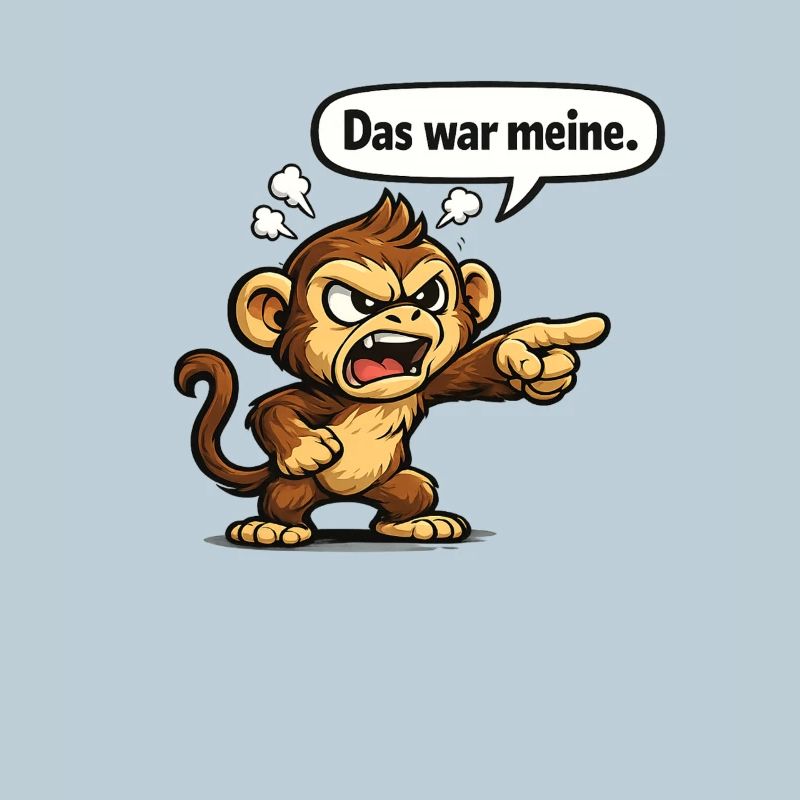 Monkey Humor Funny Saying Gift