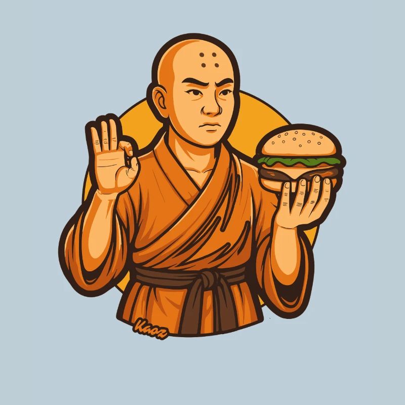 Zen Burger Monk