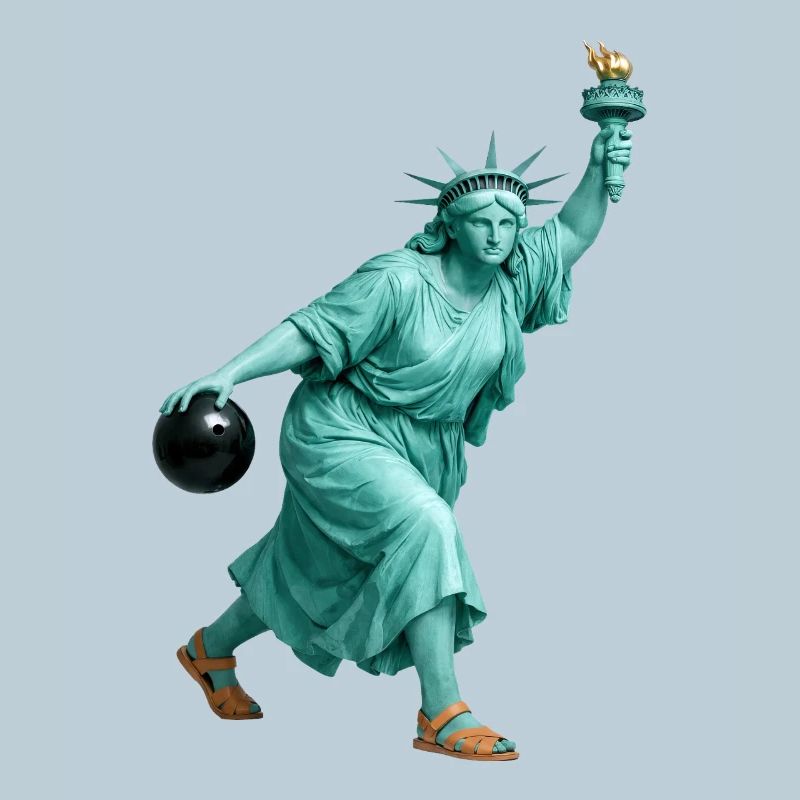 Freiheitsstatue Bowling