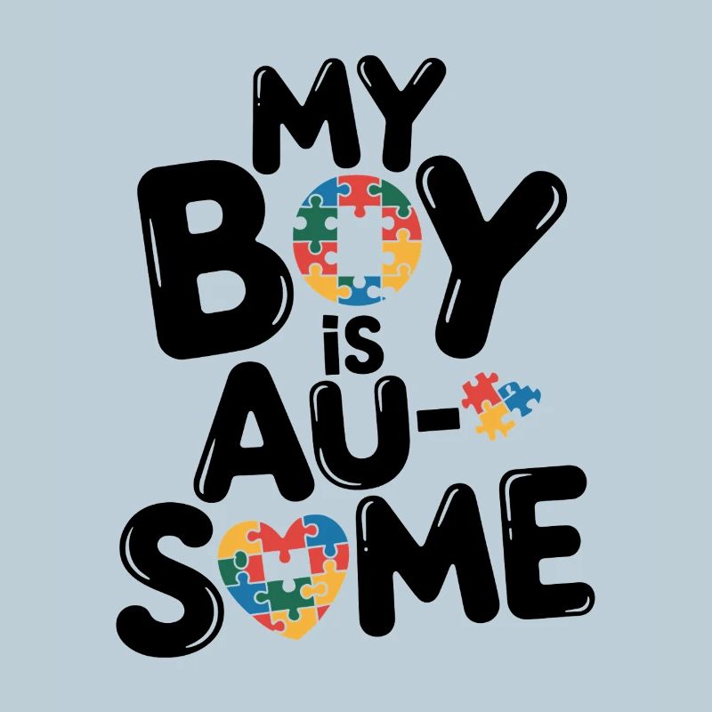 Regenbogen Puzzleherz Kreis Autism Awareness
