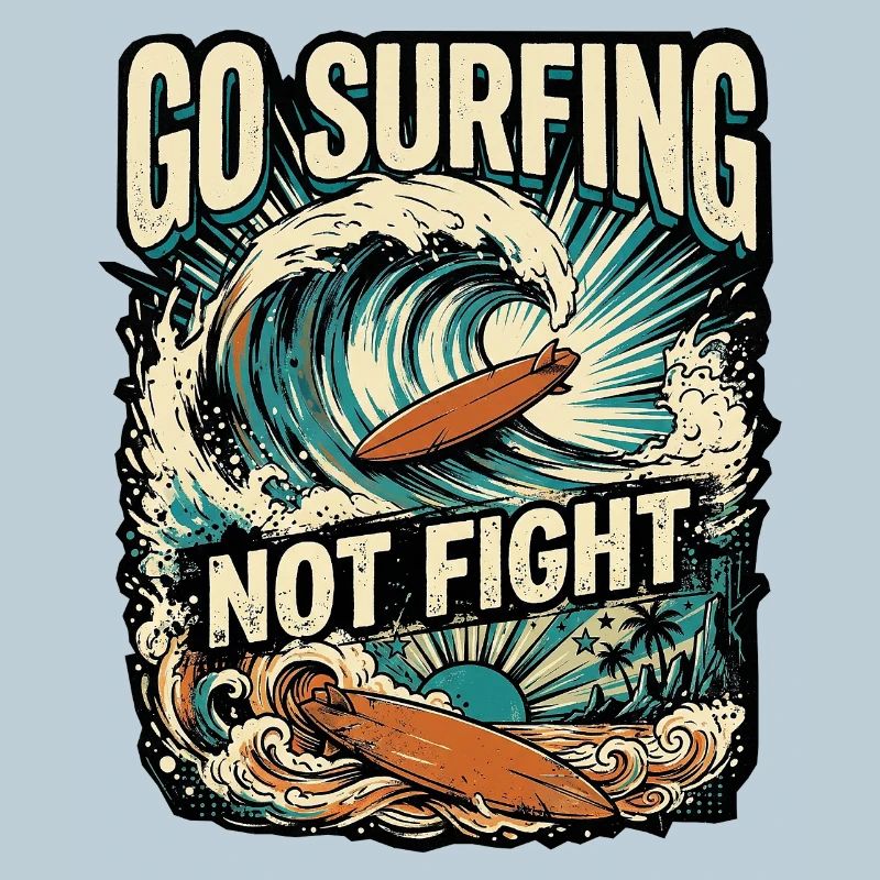 Surfing against war for peace