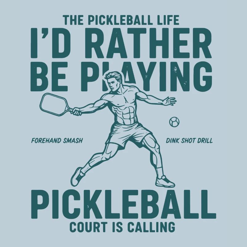 Pickleball Id Rather Be Playing Love Pickleball