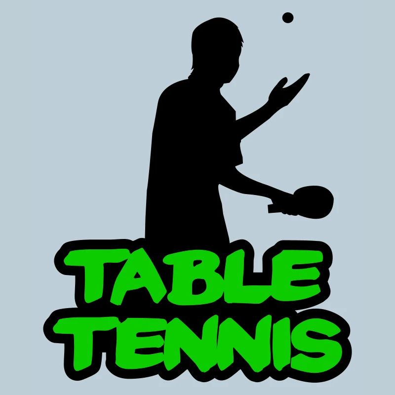 Neon Graffiti Table Tennis Lettering