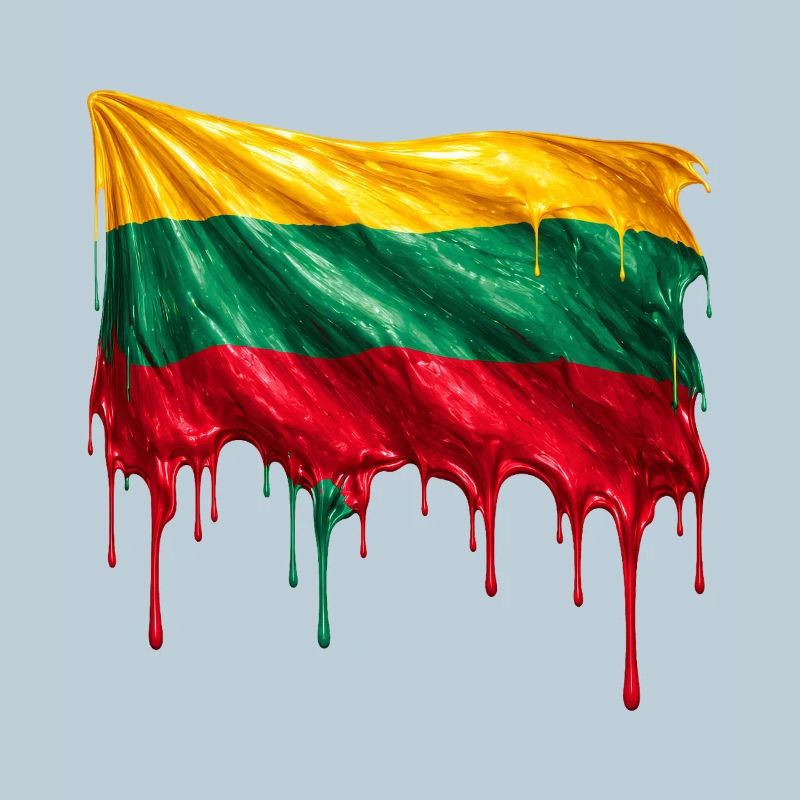 Drapeau lituanien couleur