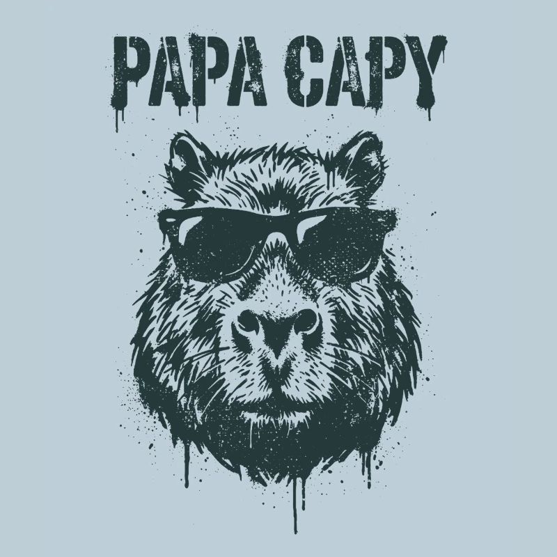 Papa Capy - Capybara Vatertag