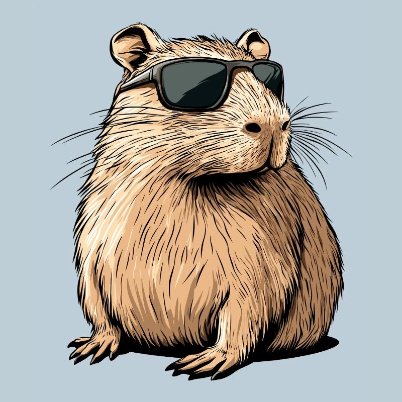 Capybara mit Sonnenbrille