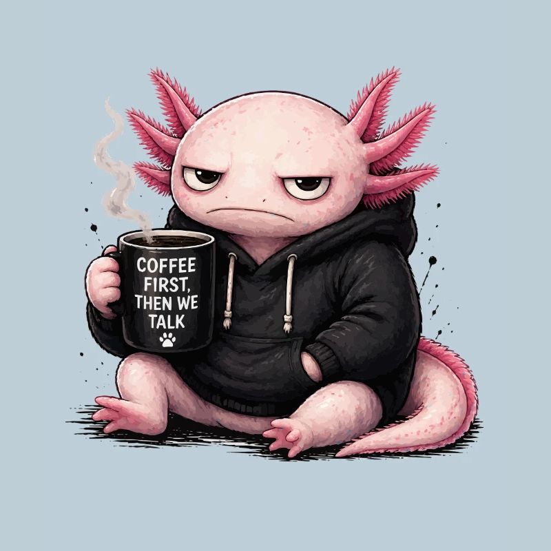 Coffee Dragon Pullover Hoodie