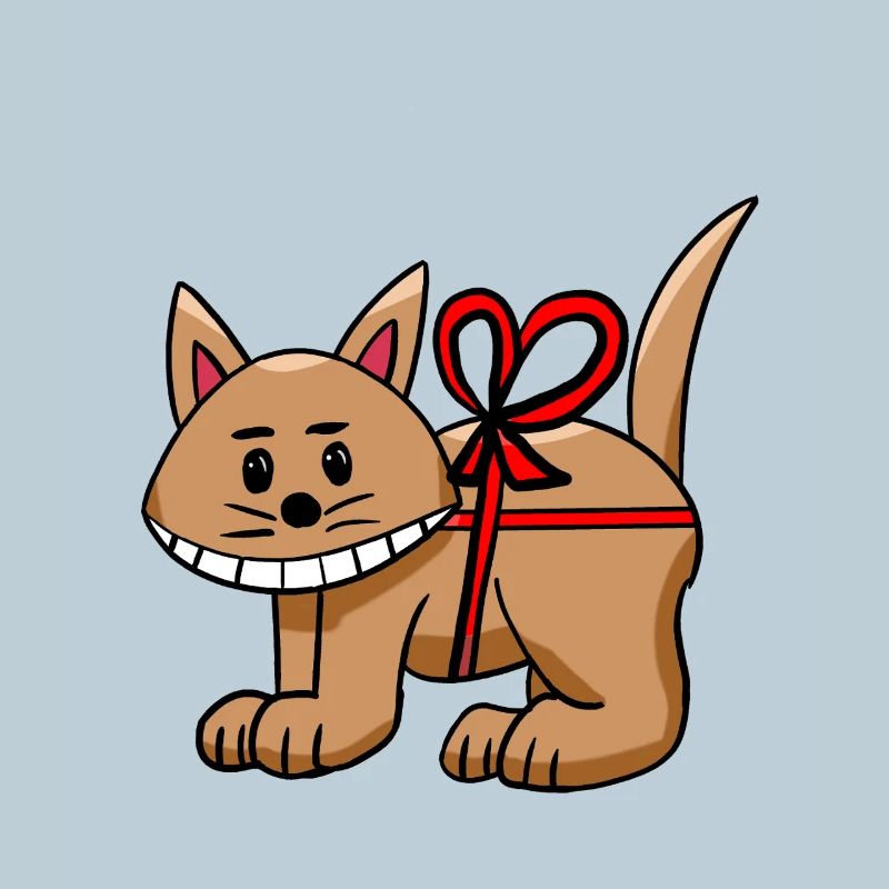 Lustige Katze Geburtstag Katze Kind