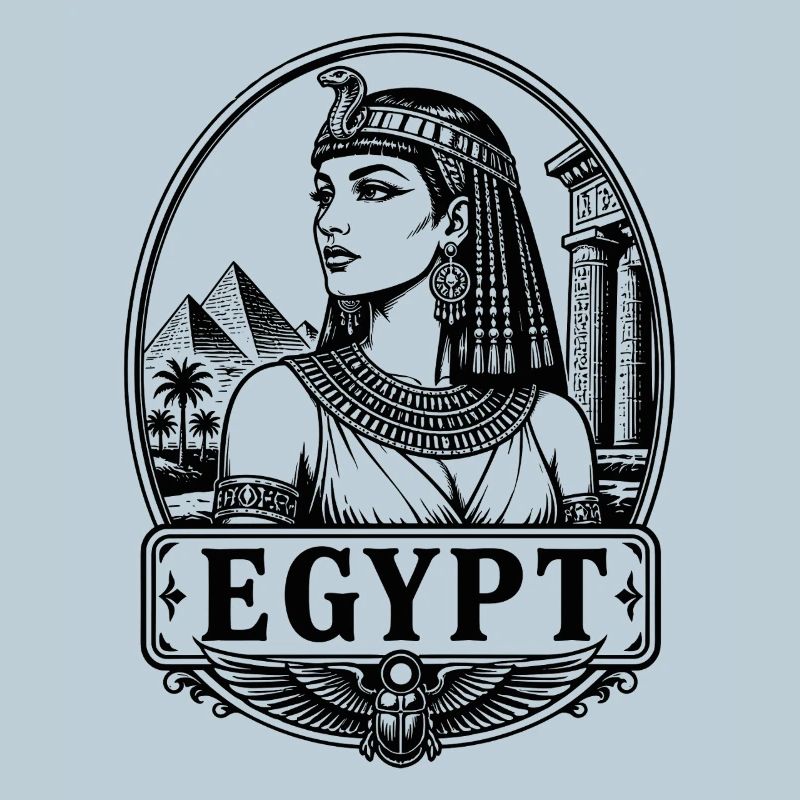 Pyramides de la reine du Nil de Cléopâtre Égypte