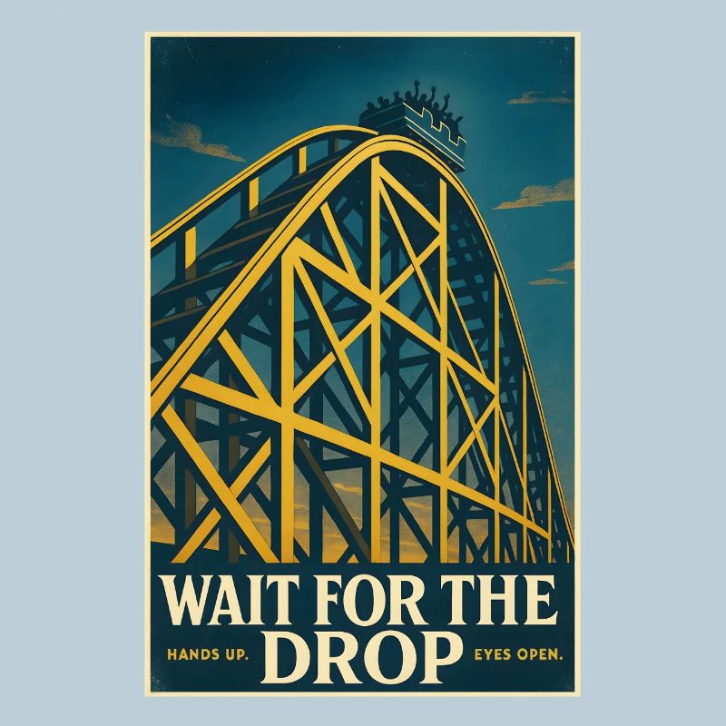 Wait for the Drop | Roller Coaster Thrill