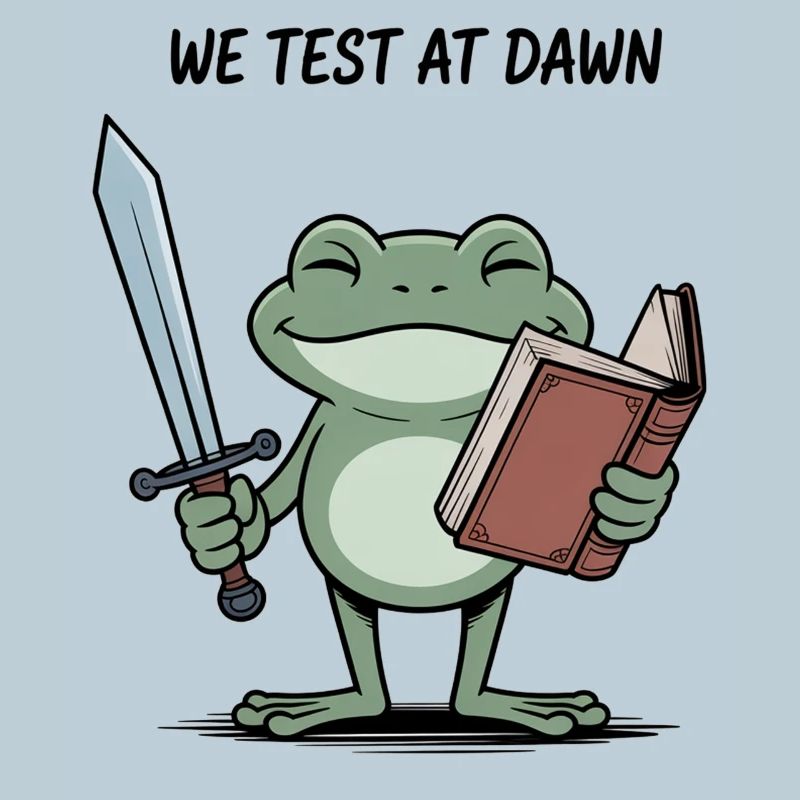 Dawn Quest Frog: Sword & Scroll