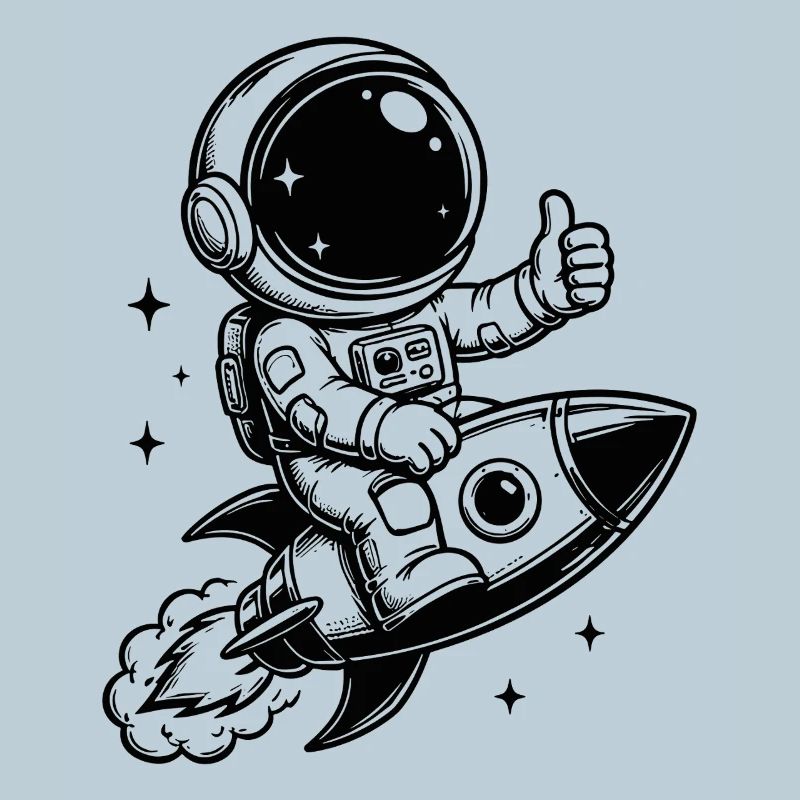 Astronaute en aventure spatiale