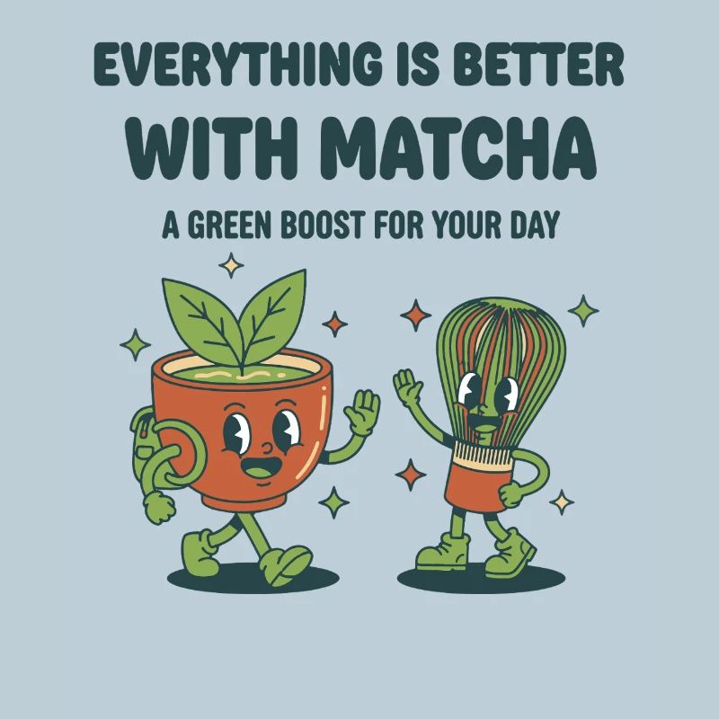 Tout est mieux avec le Matcha Green Boost pour