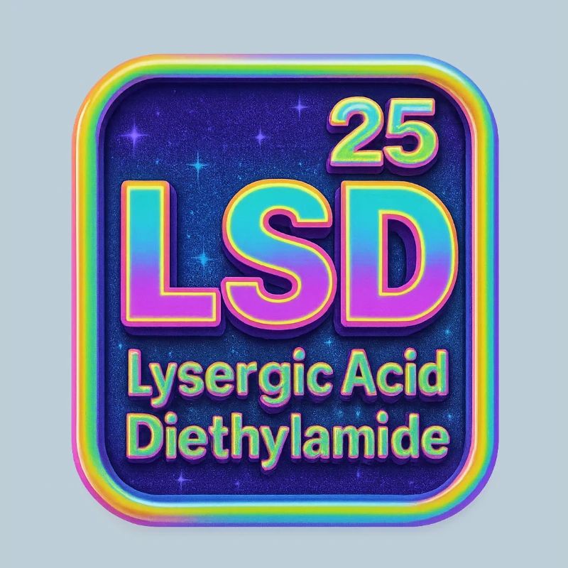 Néon Acide Psychédélique Rétro