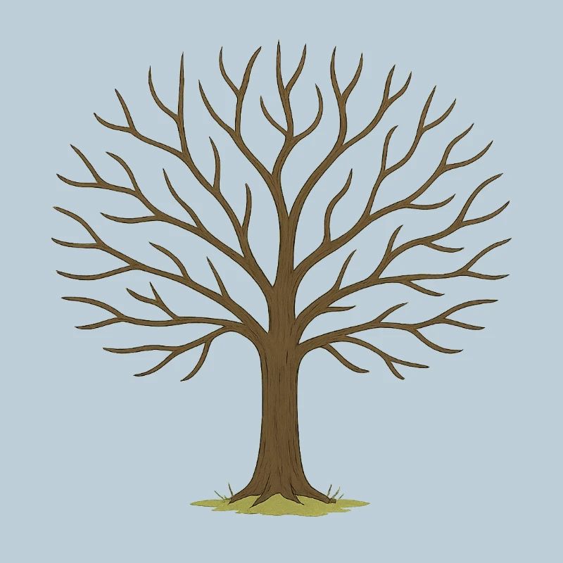 Winter Tree Silhouette