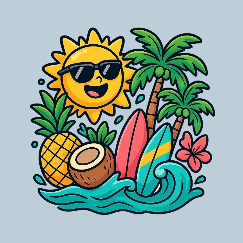 Sonnenstrand Paradies Surf Design