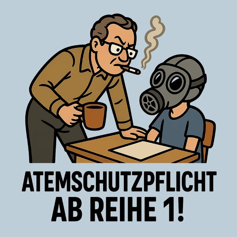 Teacher Coffee Cigarettes Bad Breath