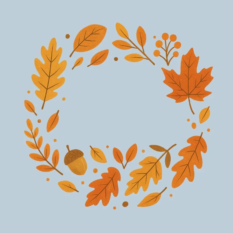 Herbstlaub Wreath Design