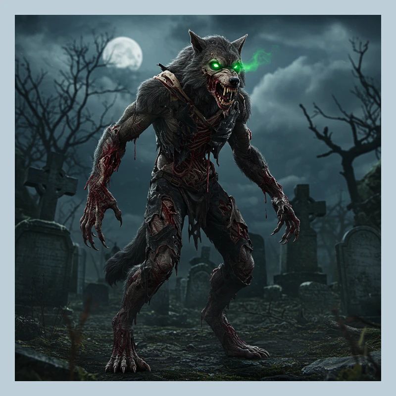 Grimwerewolf Moonlit Night