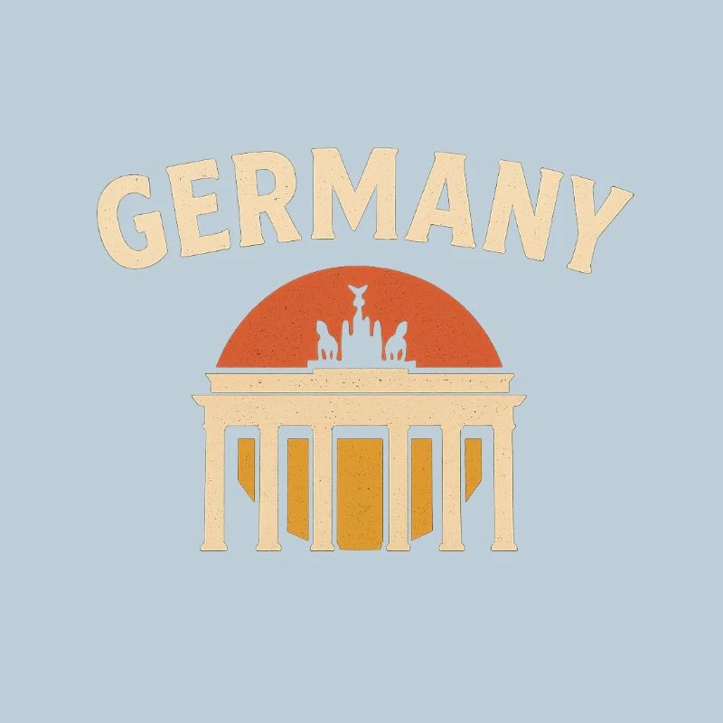 Germany Brandenburg Gate Sunset