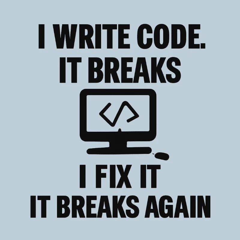 I Write Code – Funny Programmer T-Shirt