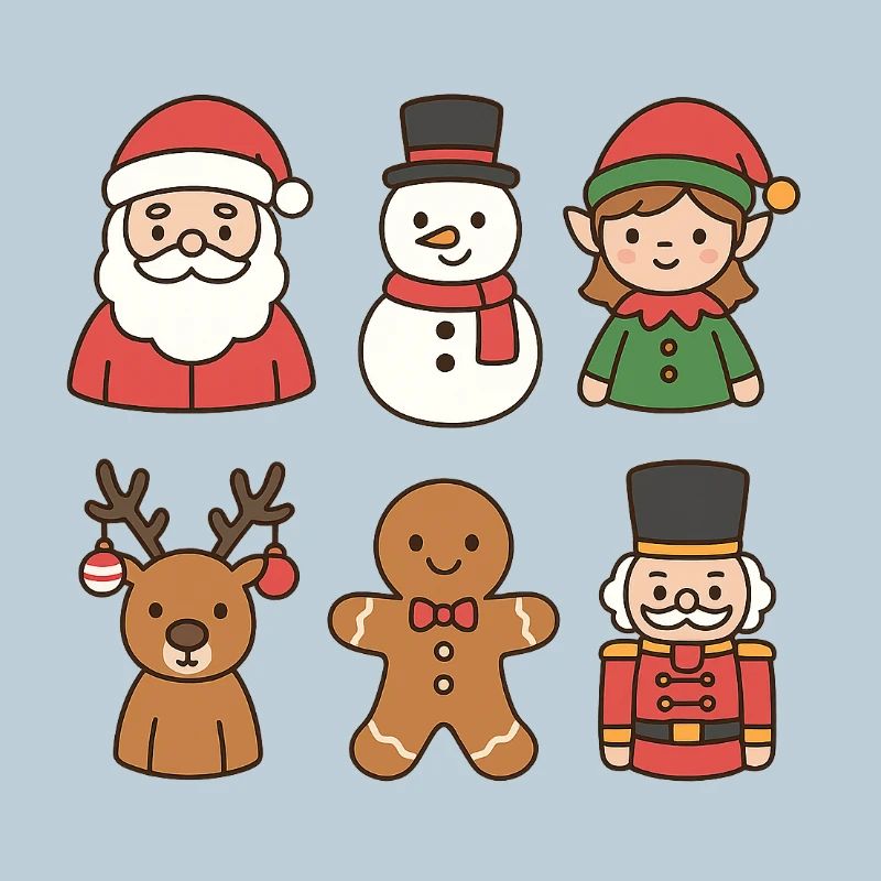 Verspielte Weihnachtscrew