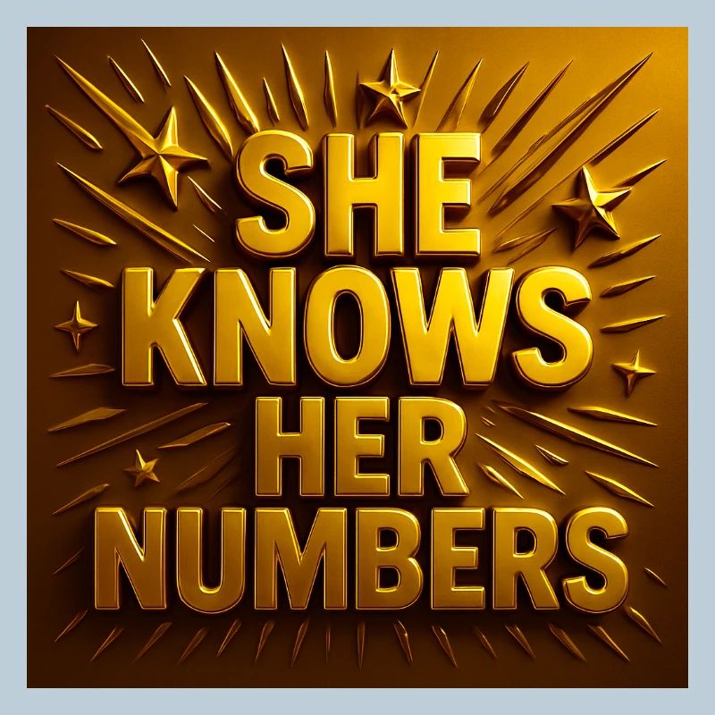 She Knows Her Numbers
