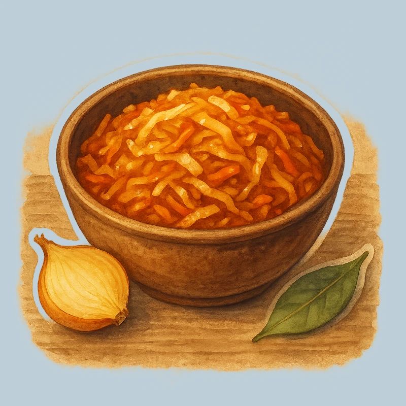 Braised cabbage