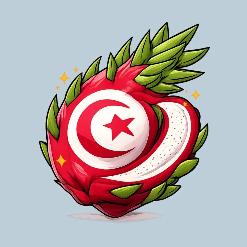 Tunisian Fruit Heart Pattern