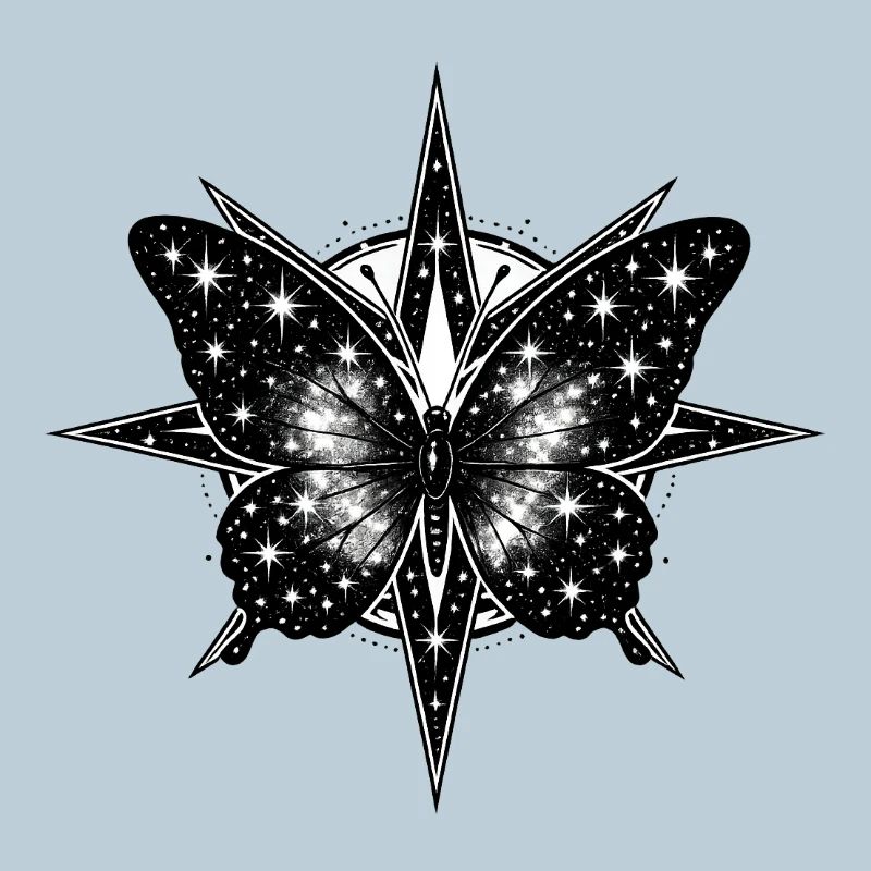 Cosmic Butterfly Compass