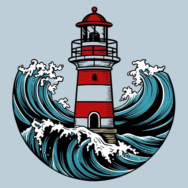 Phare dans la tempête