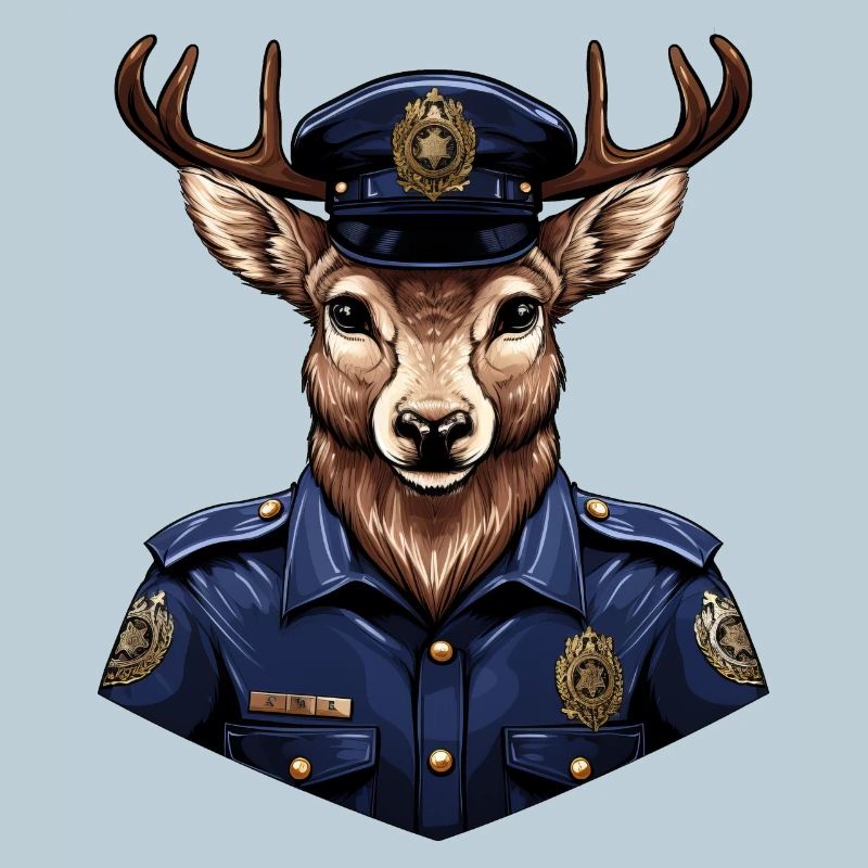 Hirsch Polizei