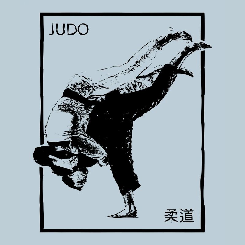 Judo – Technique de lancer avec style japonais