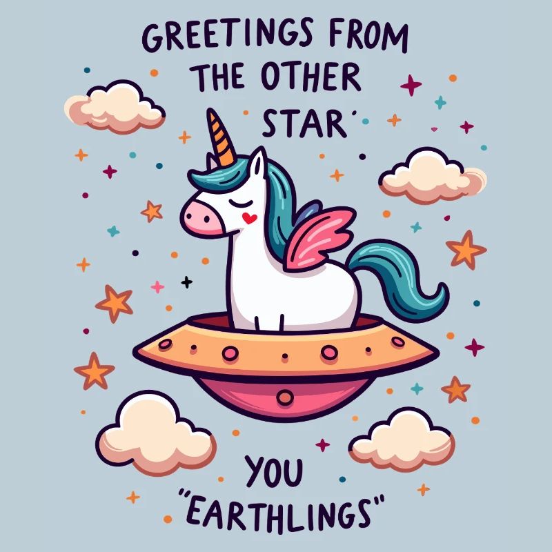 Licorne vue de l’espace