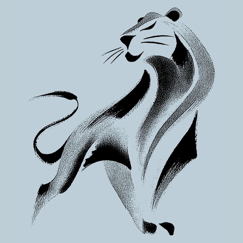 Lion abstrait