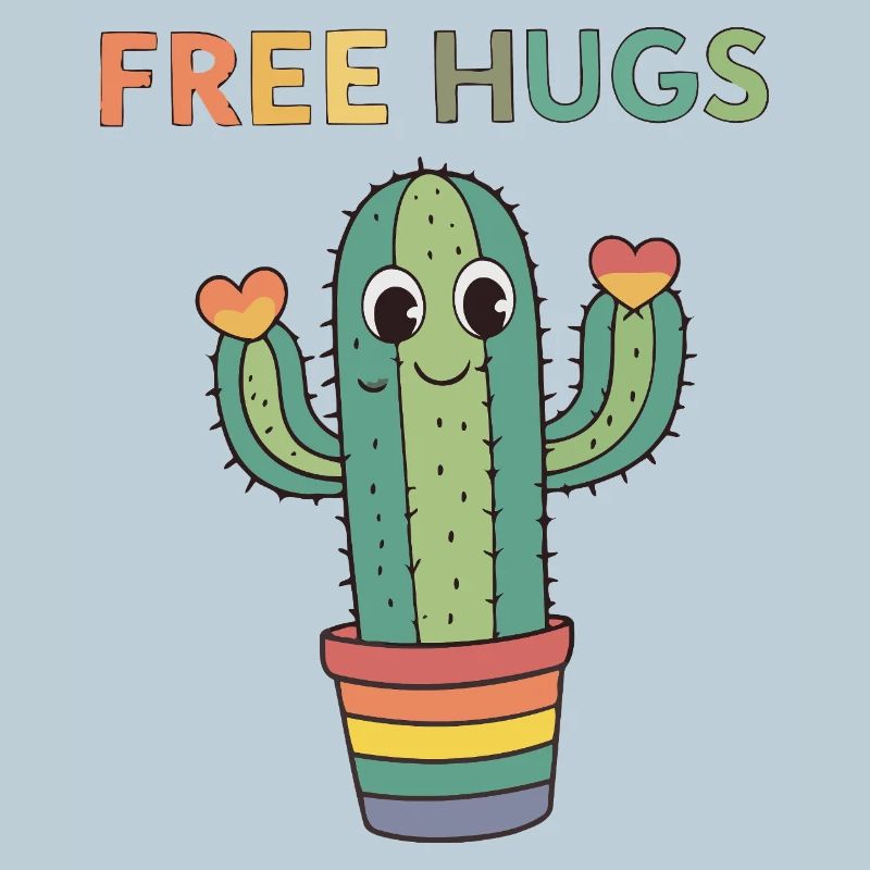 Cactus Rainbow Cuddles