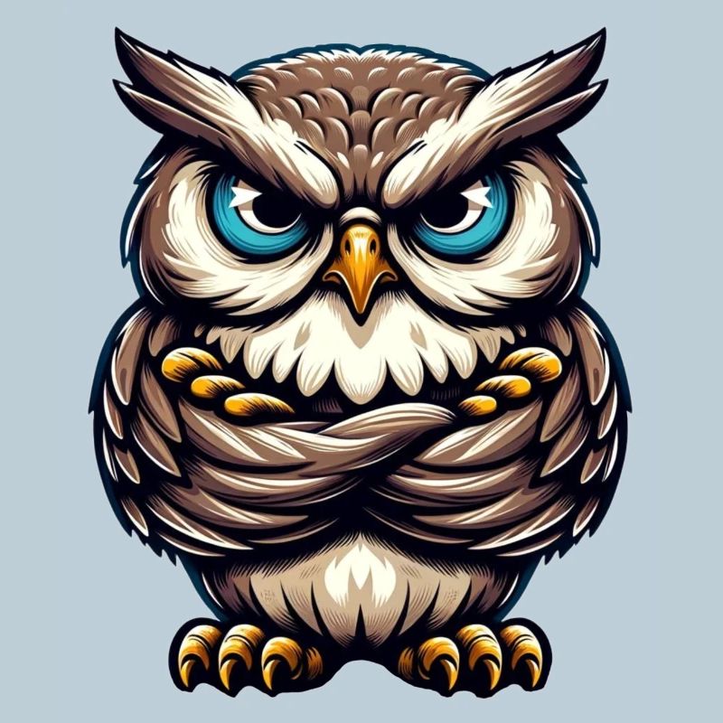 Grumpy Owl