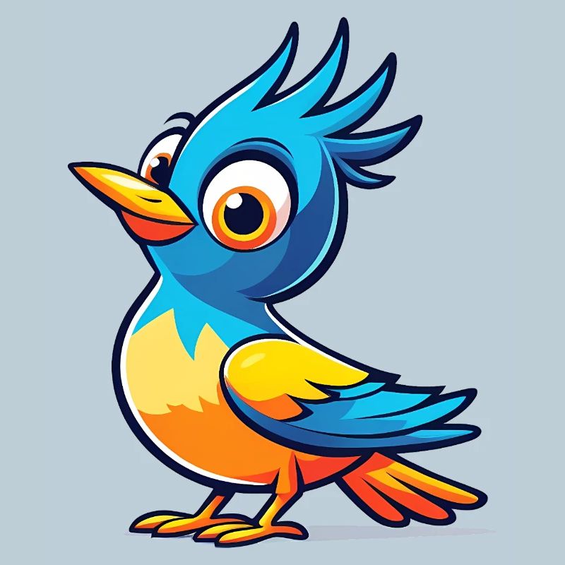 Blauer Vogel