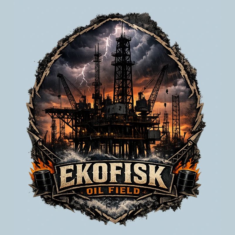 Conception de tempête dans le champ pétrolifère Ecofisk