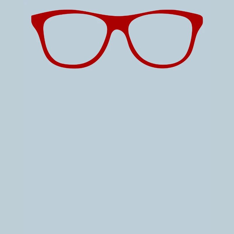 Abstrakte Brille / Linie / Muster / Trend / rot
