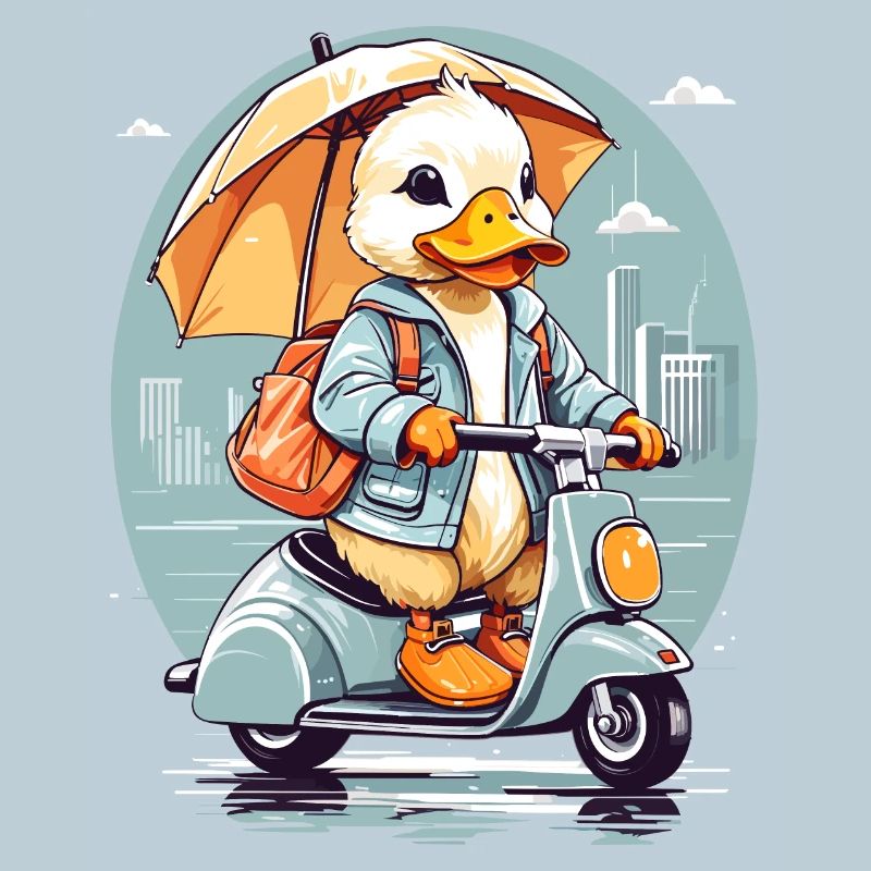 Duck with Roller