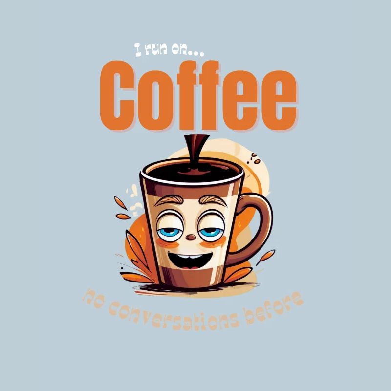 Ambiance café – Pas de conversations avant le café