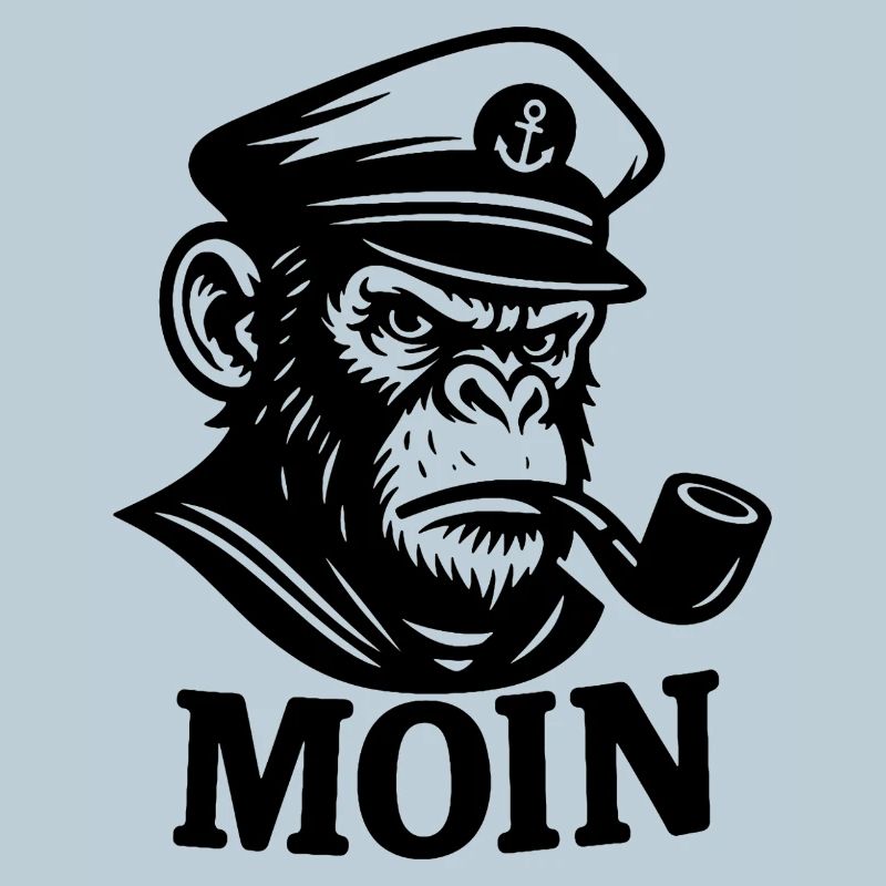 Captain Monkey with Whistle MOIN Design