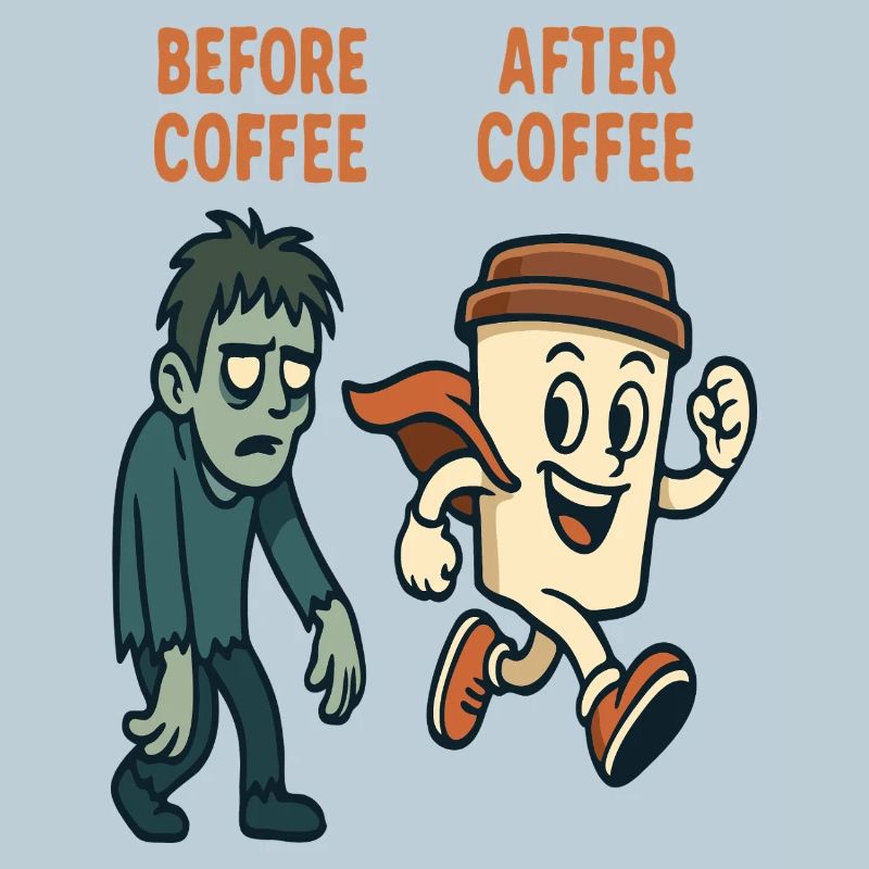 Before Coffee After Coffee