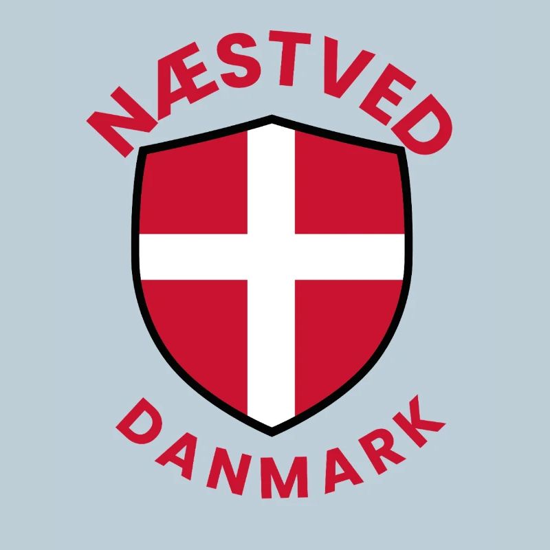 Nästved Denmark Flag Shield