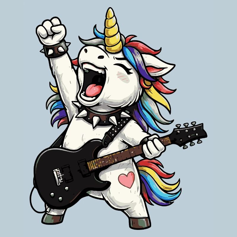 Regenbogen-Einhorn-Rocker