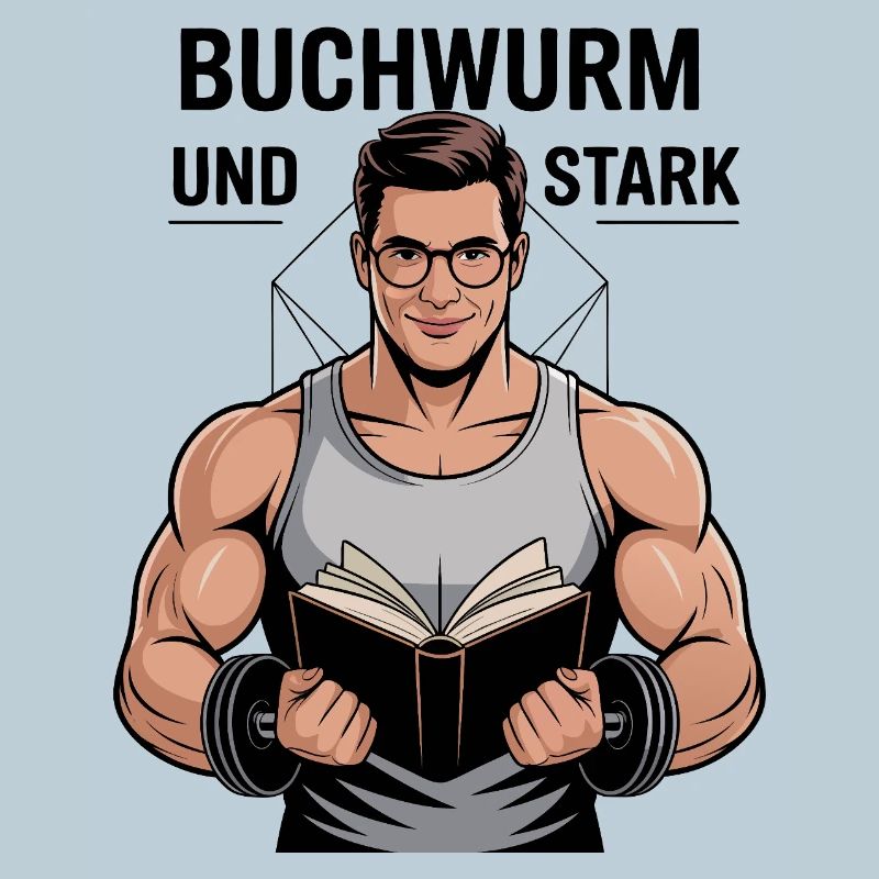 Buchwurm Stark Lesekraft