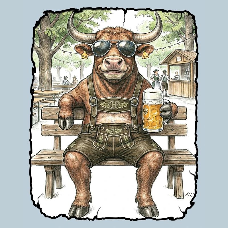Stier Bulle Biergarten