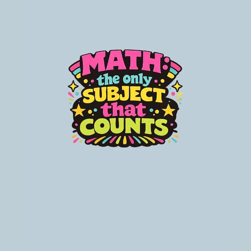 Math Counts : un design rétro vibrant